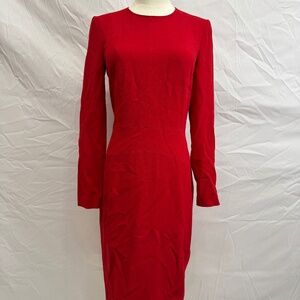 Judith & Charles Red Long Sleeve Dress. Brand New with Tags. Size 4